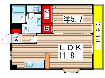 間取図 スカイビュー・アン