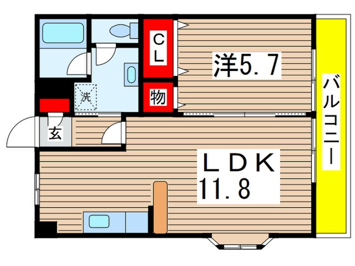 間取り図 スカイビュー・アン