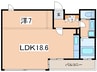 ライトウエル青戸 1LDKの間取り