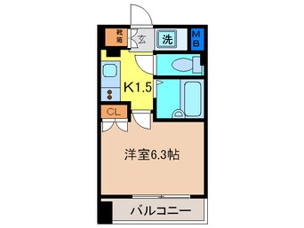 間取図 レジディア三越前