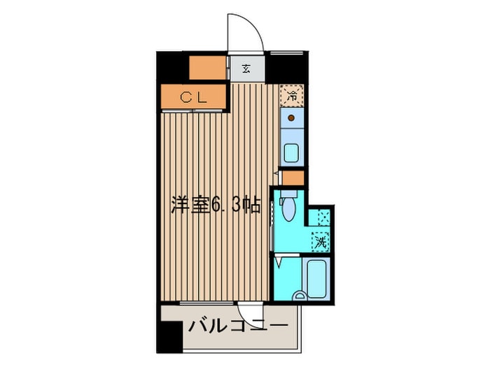 間取り図 レジディア三越前