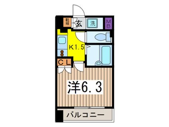 間取図 レジディア三越前