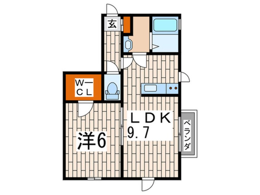 間取図 プライムコートＢ