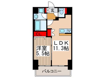 間取図 エルスタンザ王子神谷