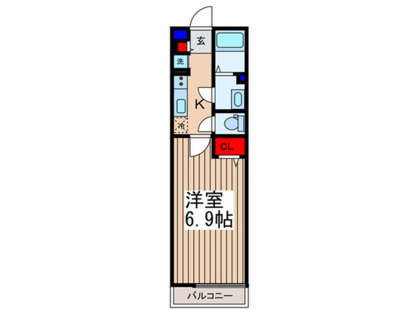 間取図 リブリ・Ｋａｗａｇｏｅ