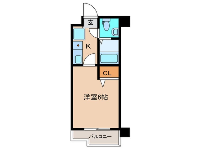 間取図 ﾗｲｵﾝｽﾞﾏﾝｼｮﾝ相模大野第6（904）