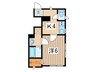 ガーデンホームズ 1Kの間取り