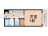 目白台ヒルズ 1Kの間取り