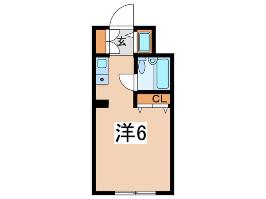 間取図 ﾎ-ﾕｳｺﾝﾌｫﾙﾄ白楽A棟(217）