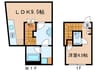 Apartment小石川後楽園 1LDKの間取り
