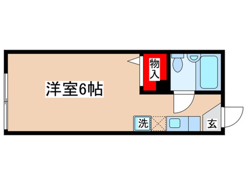 間取図 クリ－ド栗谷