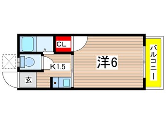 間取図 マロンハイデンス