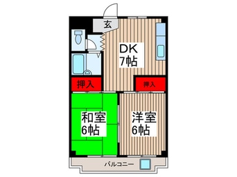 間取図 グリーンハイツ浦和
