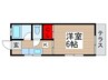 コ－ポ山口 1Kの間取り