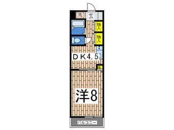 間取図 ｂ‘ルピナス金沢