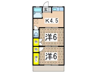 間取図 第一北見コ－ポ