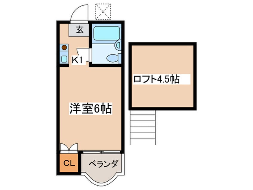 間取図 ＰＡＮ多摩川