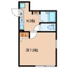 マーレ千住仲町 1Kの間取り