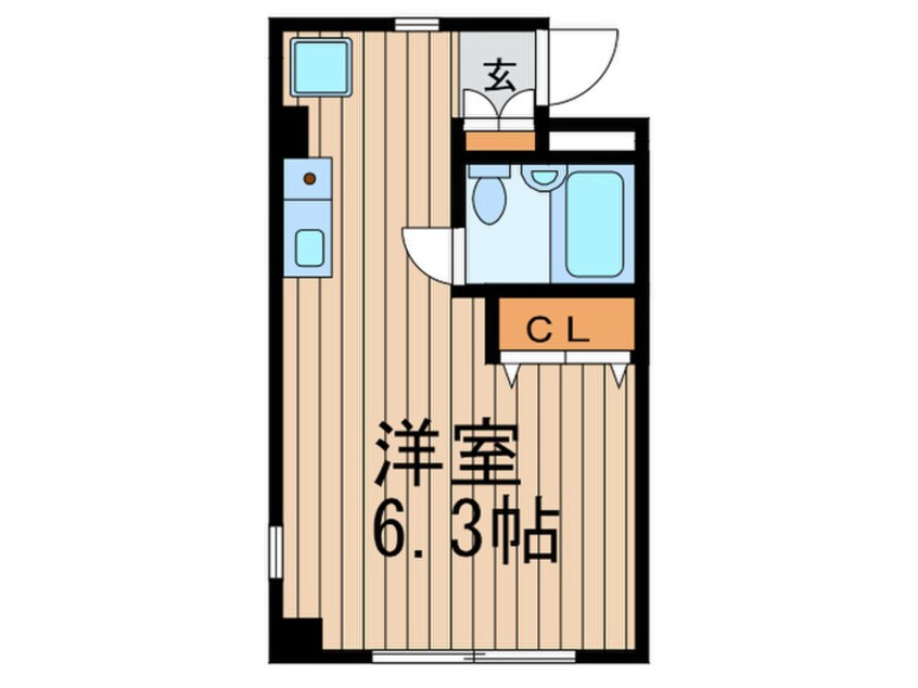 間取図 ベルドゥ－ラ祖師谷