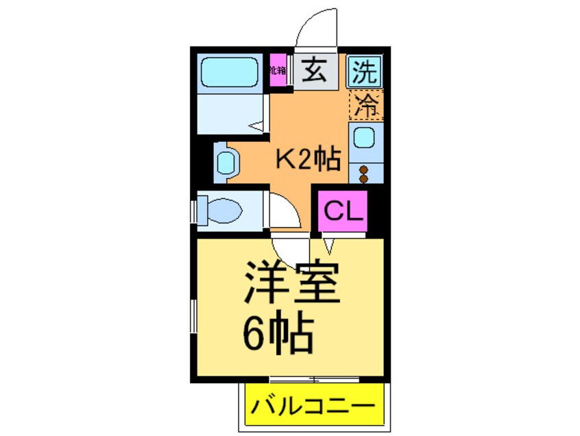 間取図 ウル－メゾン北砂