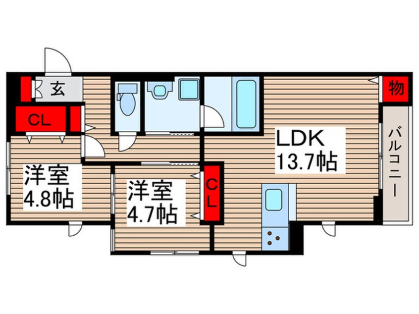 間取図 アン　ロシェ