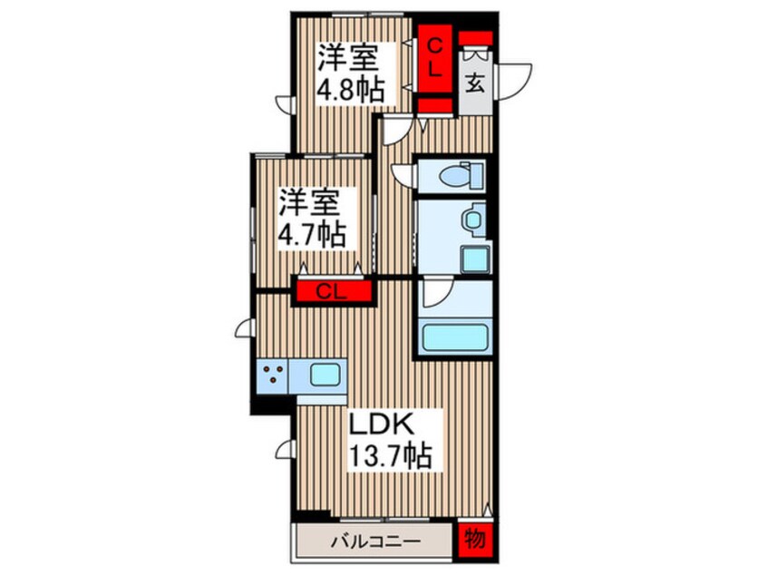 間取図 アン　ロシェ