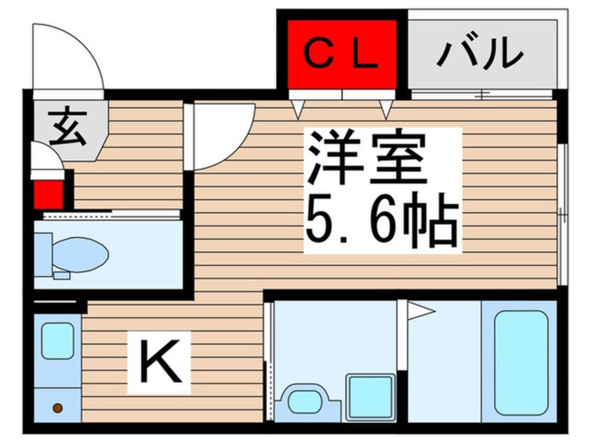 間取図 ハーモニーテラス梅島Ⅲ