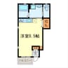 ヴィラージュ野口町 1Rの間取り