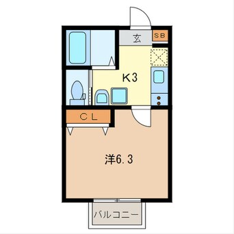 間取図 キャメル所沢美原町