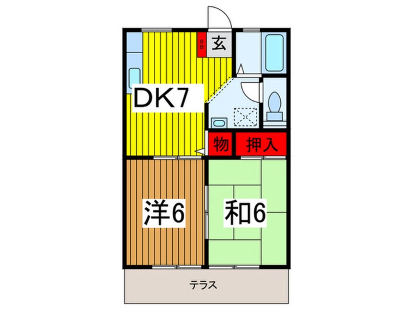 間取図 ガーデンパレス