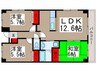 グリシ－ヌ東所沢 3LDKの間取り