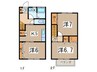 リブレ城田 3Kの間取り