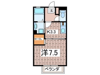 間取図 ラフォンテ富岡