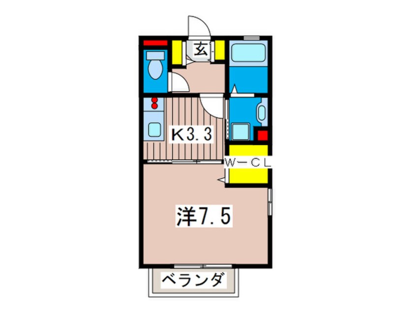 間取図 ラフォンテ富岡