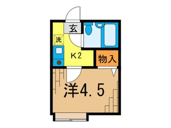間取図 リバ－パ－ク一之江Ａ