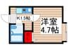 リバ－パ－ク一之江Ａ 1Kの間取り