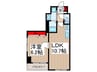La　Cezanne　tokiwa 1LDKの間取り