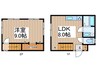 デザイナーズハウスKASUKABE 1LDKの間取り