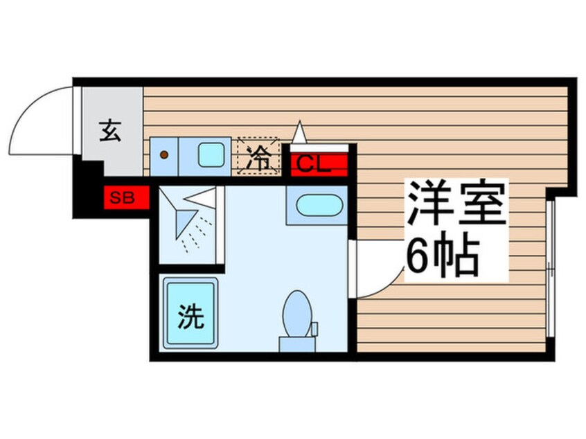 間取図 リーフ江北