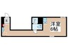 リーフ江北 1Rの間取り