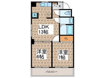 間取図 トラストステージ大森（502）