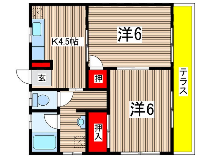 間取り図 ハイツ・フォレスト