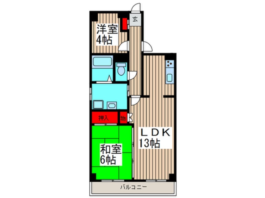 間取図 カサグランデ大宮