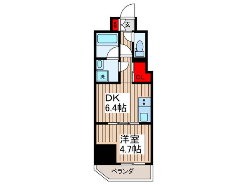 間取図 ALTERNA亀戸Ⅲ