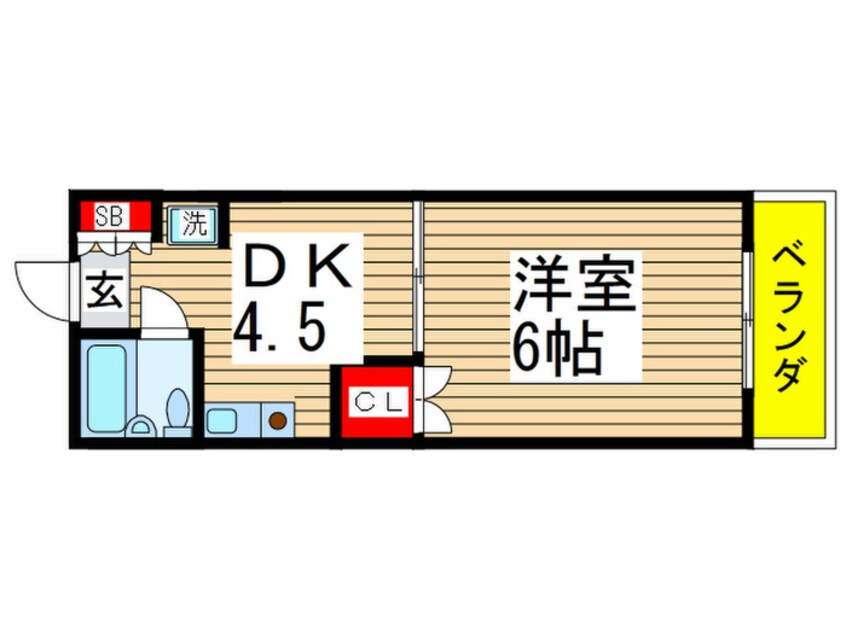 間取図 みずほ台ガ－デン