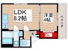 AJ松戸011 1LDKの間取り