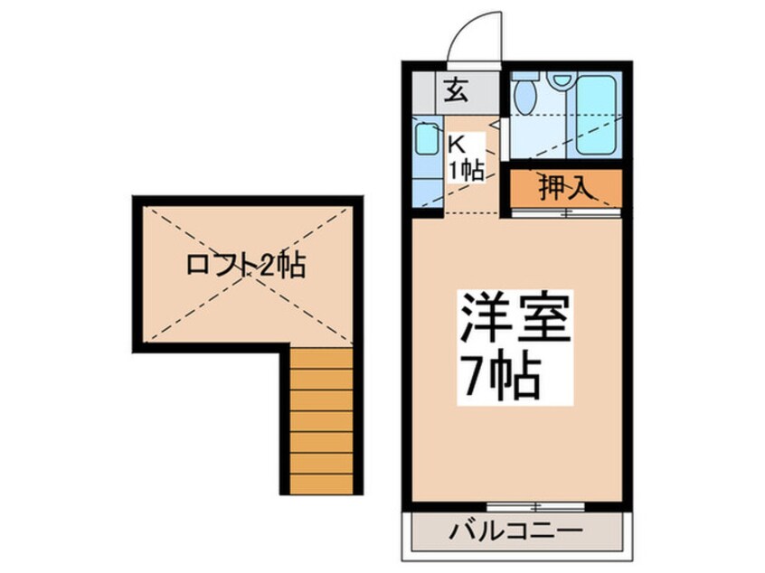 間取図 ハ－トランド荘