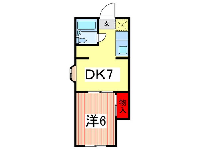 間取り図 ホワイトフラット