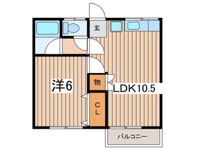 間取図 リバーサイドハイツＡ