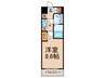 KNOTS西落合（101） 1Kの間取り